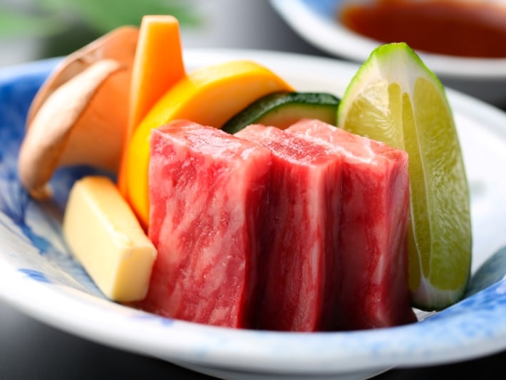 A5랭크 사가규의 고기입니다♪