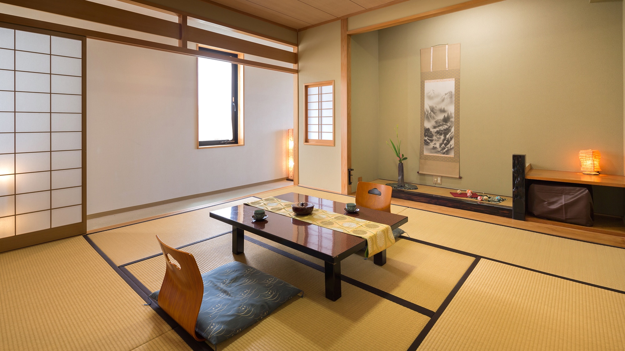 [Sea side DX Japanese-Western style room-A] [Non-smoking] [Kamar bergaya Jepang] di 2 kamar