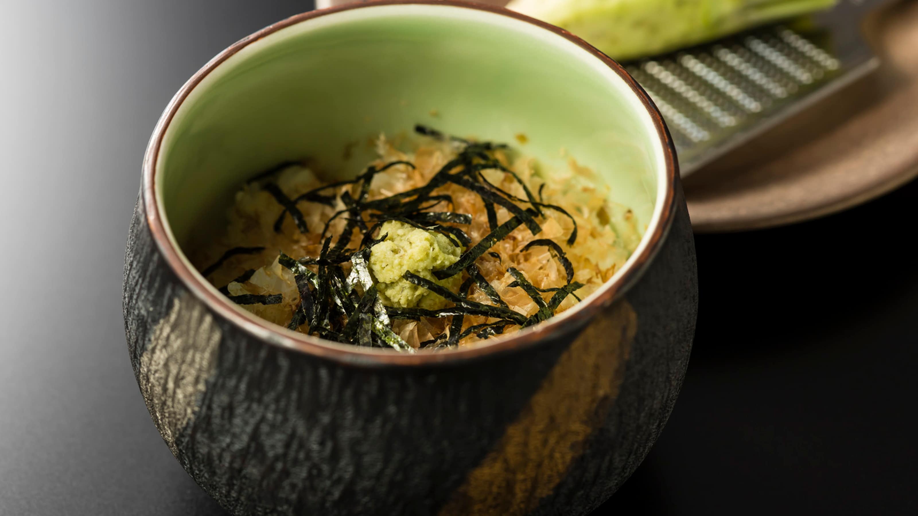 Bát cơm wasabi cho bữa sáng