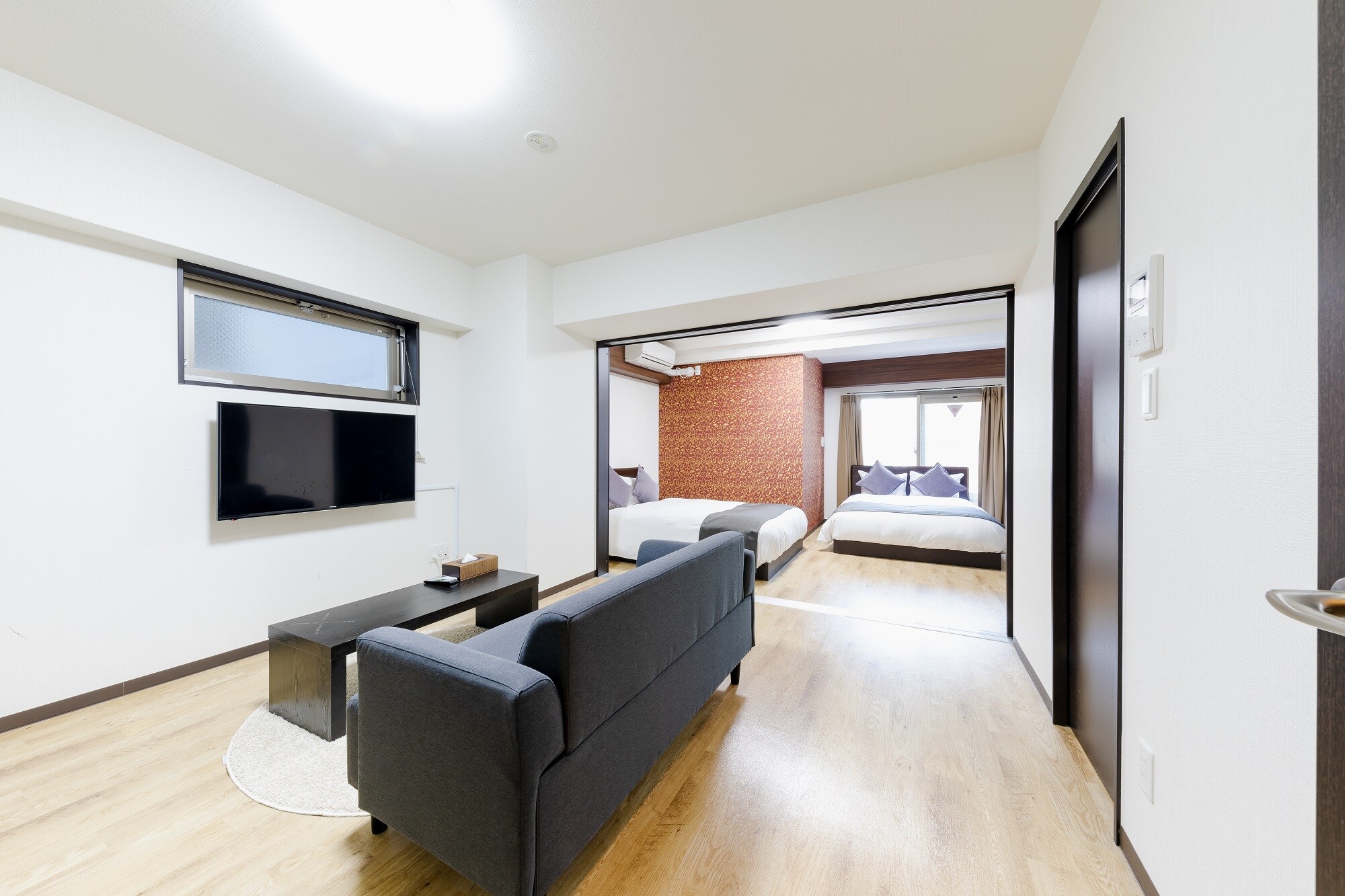 Deluxe Twin Room (7th floor) ★ A room with two double beds ♪
