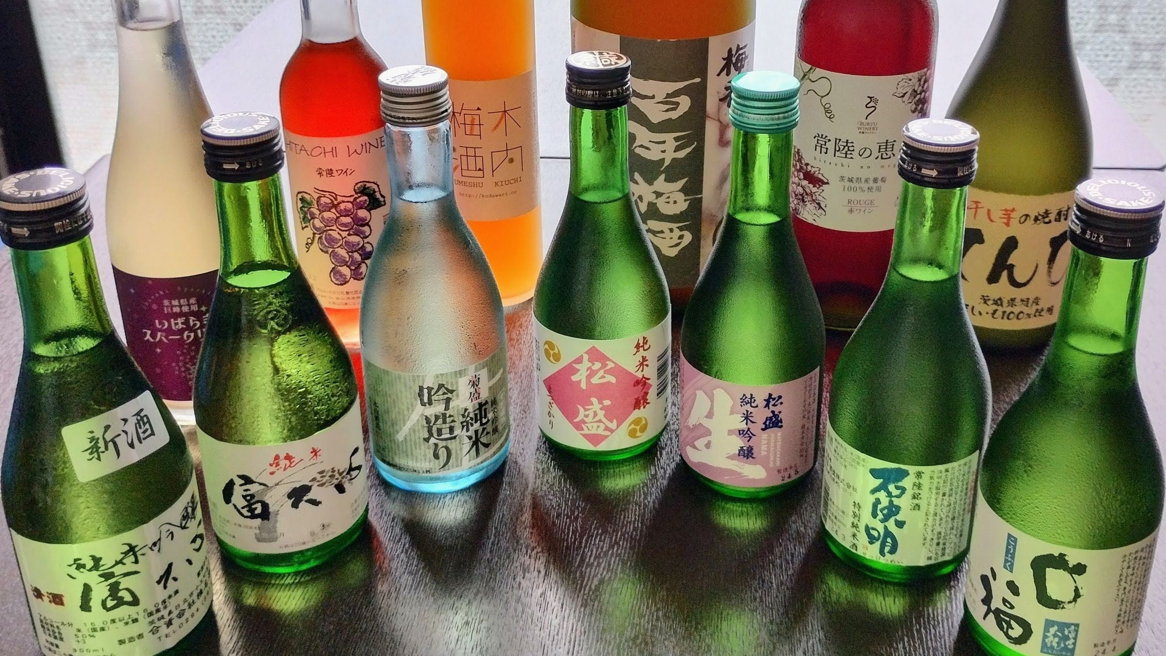 我们还储备了日立和邻近地区的地方清酒、烧酒、地方葡萄酒和梅酒。