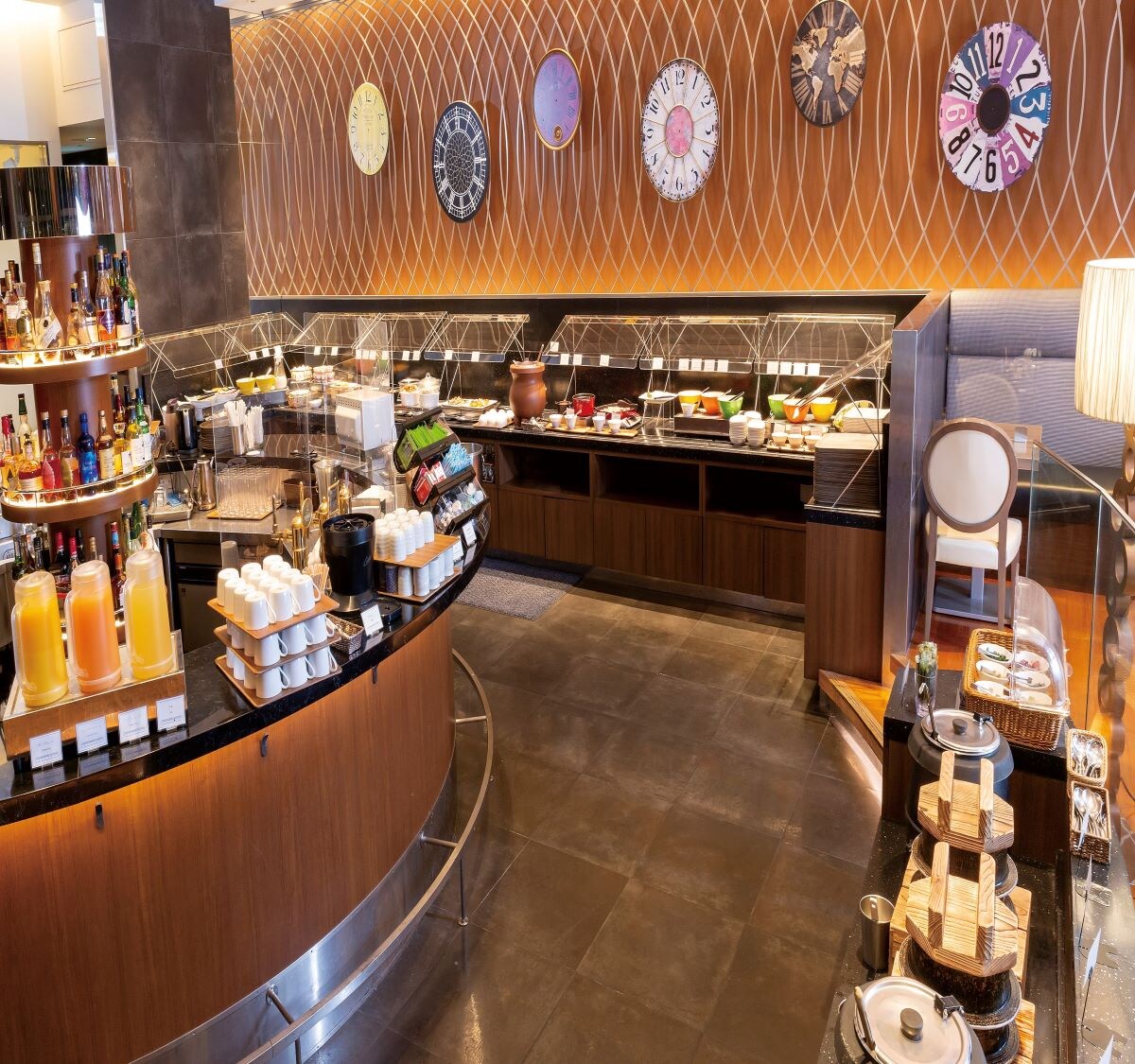 ภาพบุฟเฟ่ต์อาหารเช้า