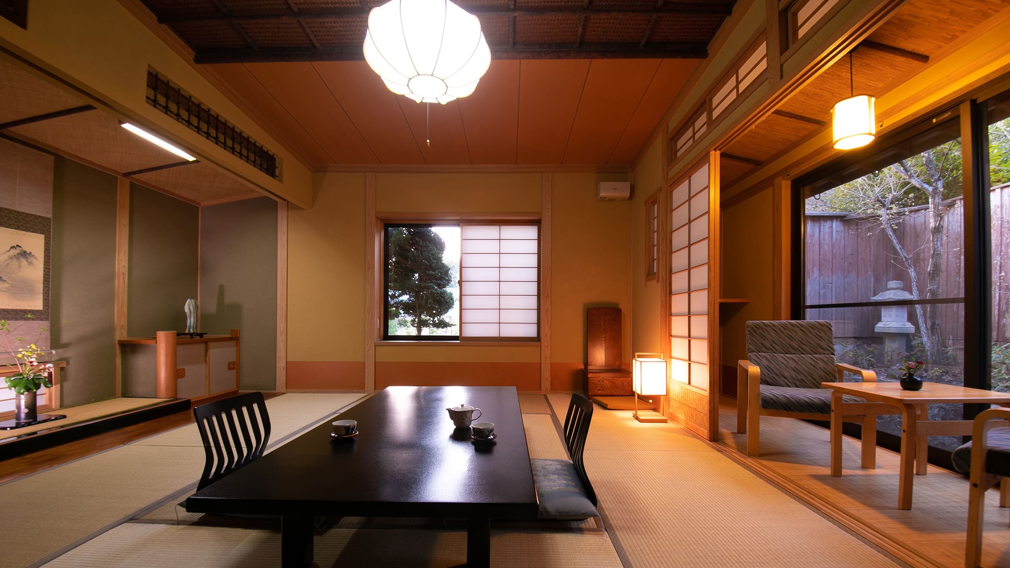 Kamar yang nyaman dengan akses bebas hambatan selama Kikyo