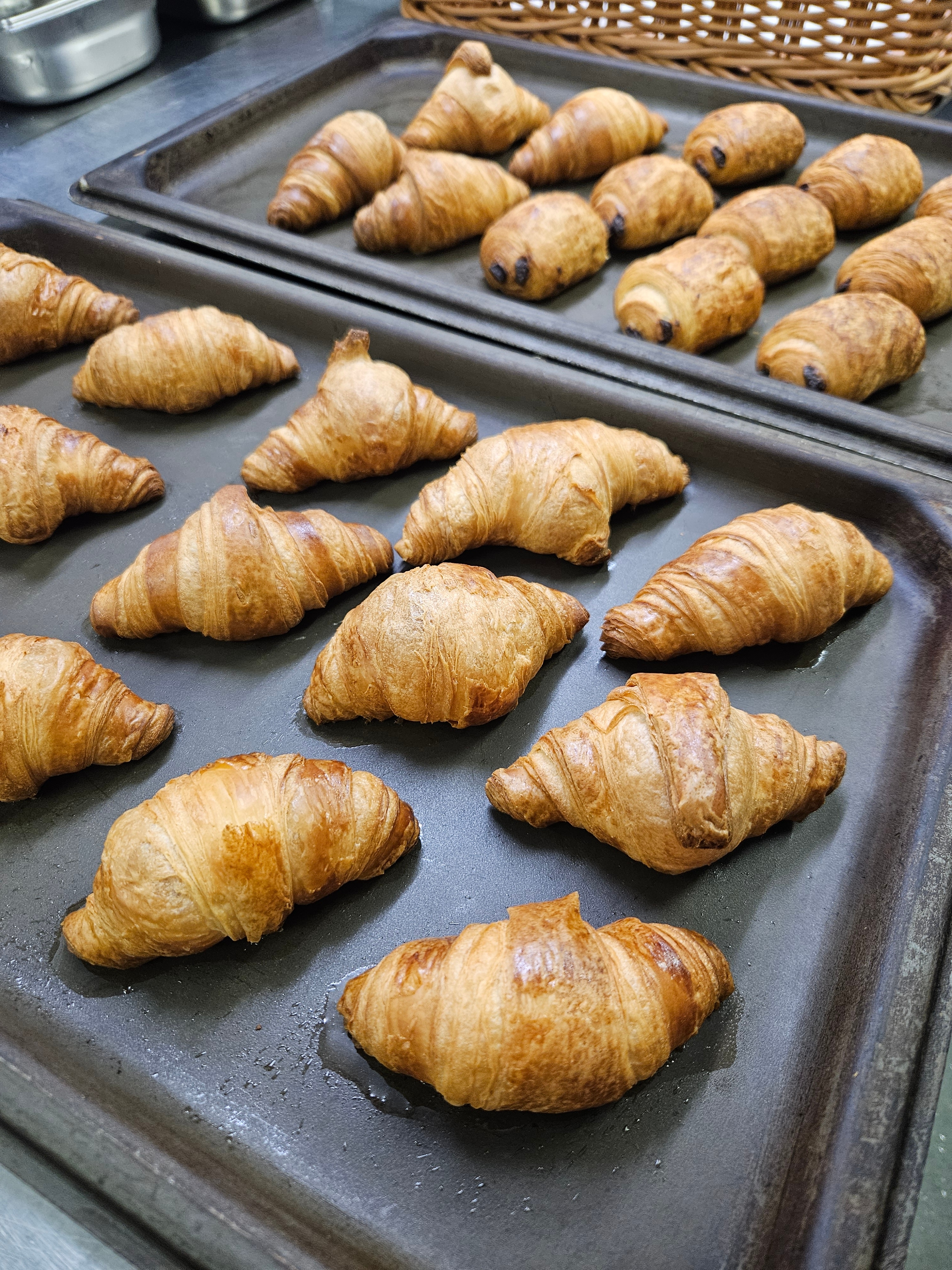Breakfast starts with freshly baked bread