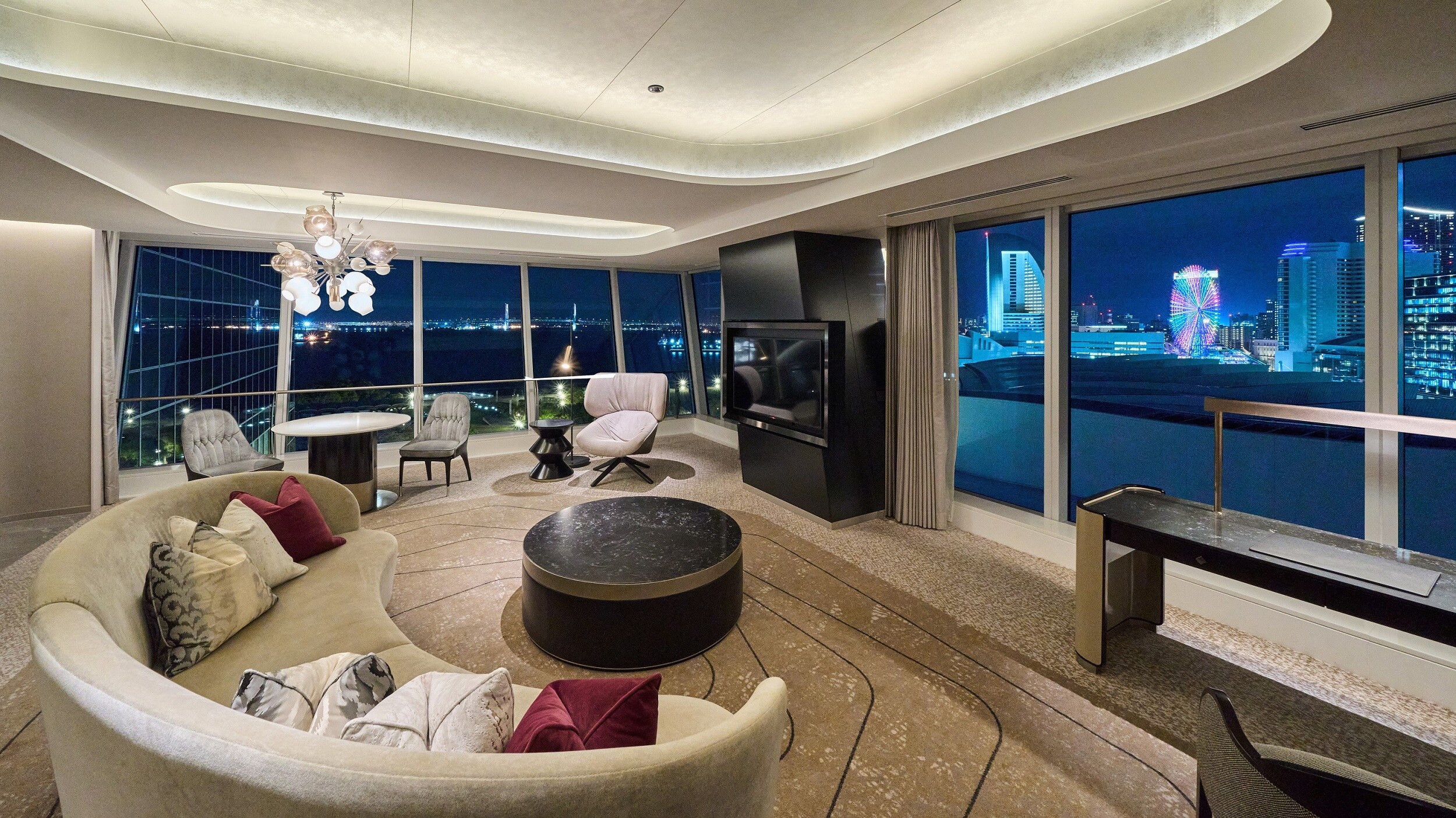 거실 (더 카하라 스위트 트윈)