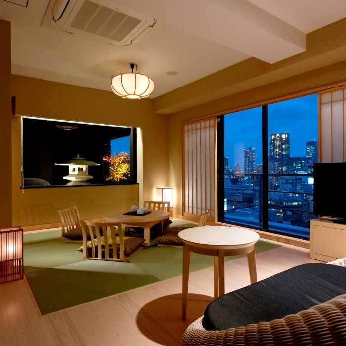 高級現代日式房間的例子