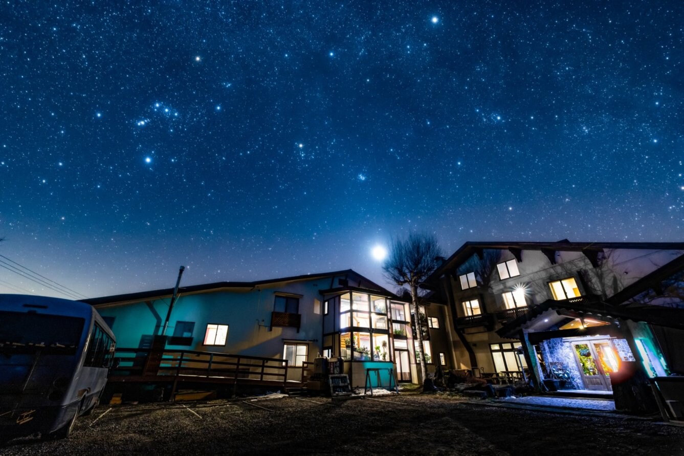 Starry sky and Gutenberg