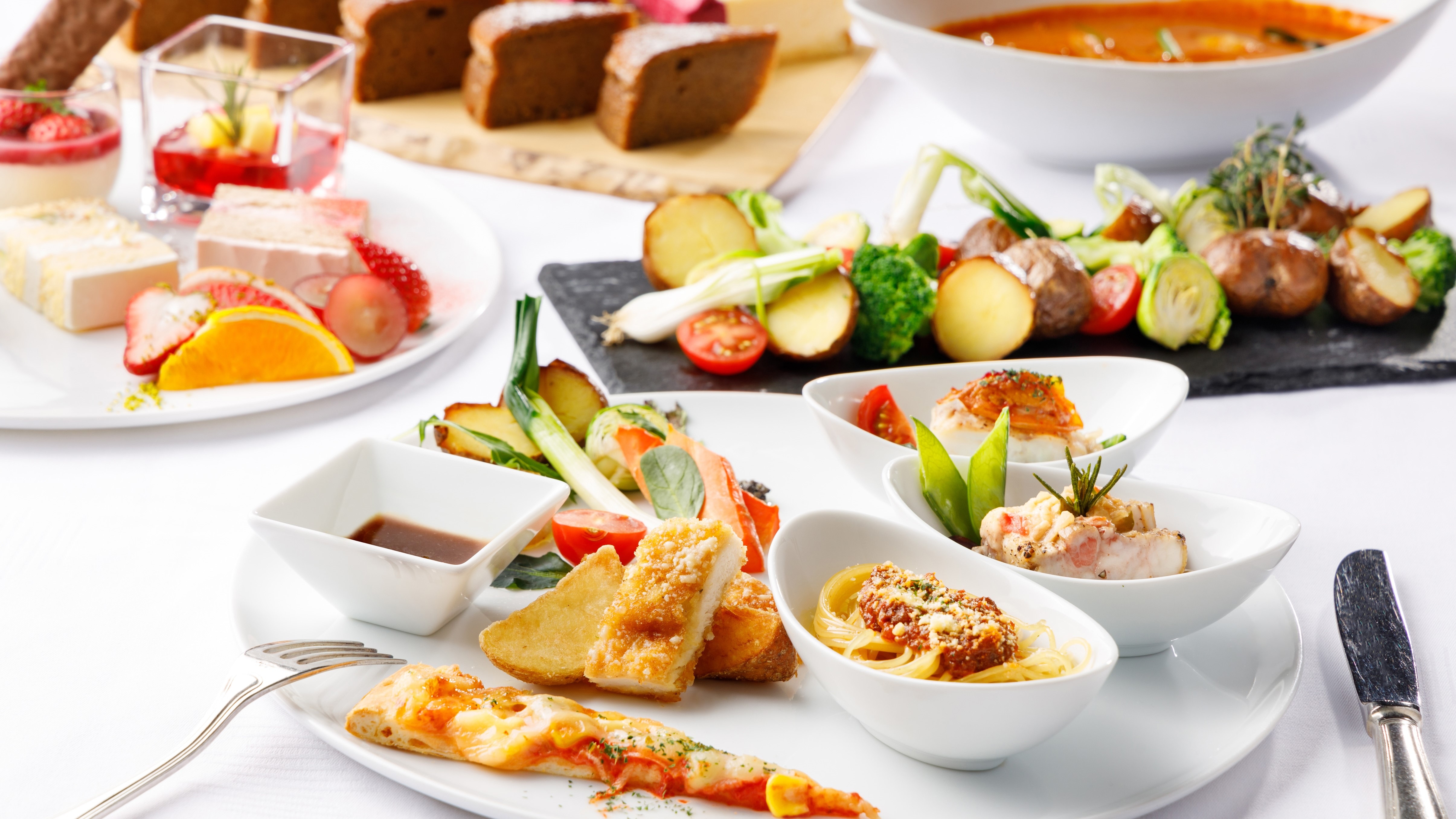 Sunday and Monday Dinner Buffet Food Image