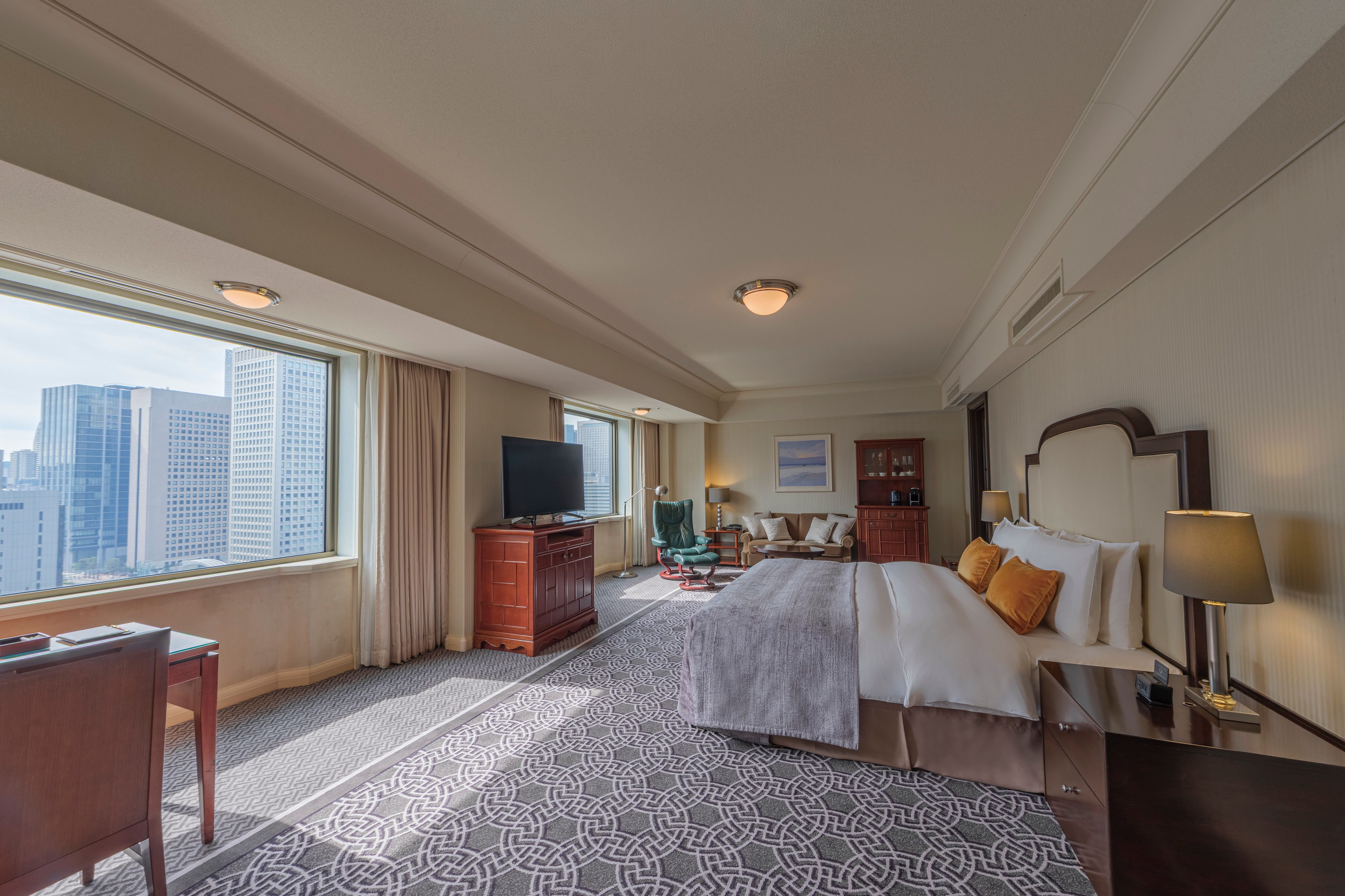 [Gedung Utama - Junior Suite Lantai Imperial] Sekitar 54-65 m2, Kamar Double (Contoh)