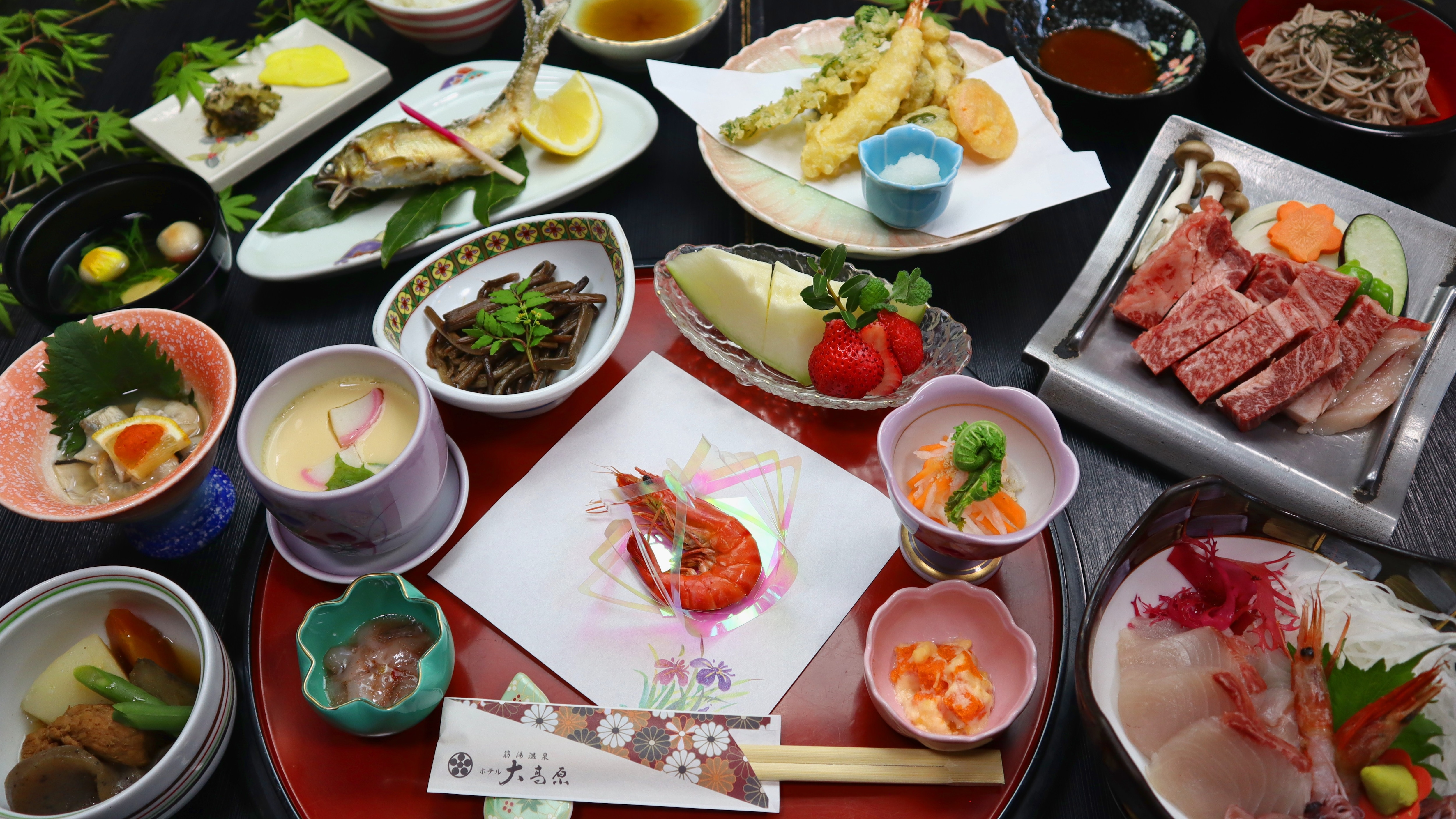 Dinner: Upgraded course with specially selected Wagyu beef / Example