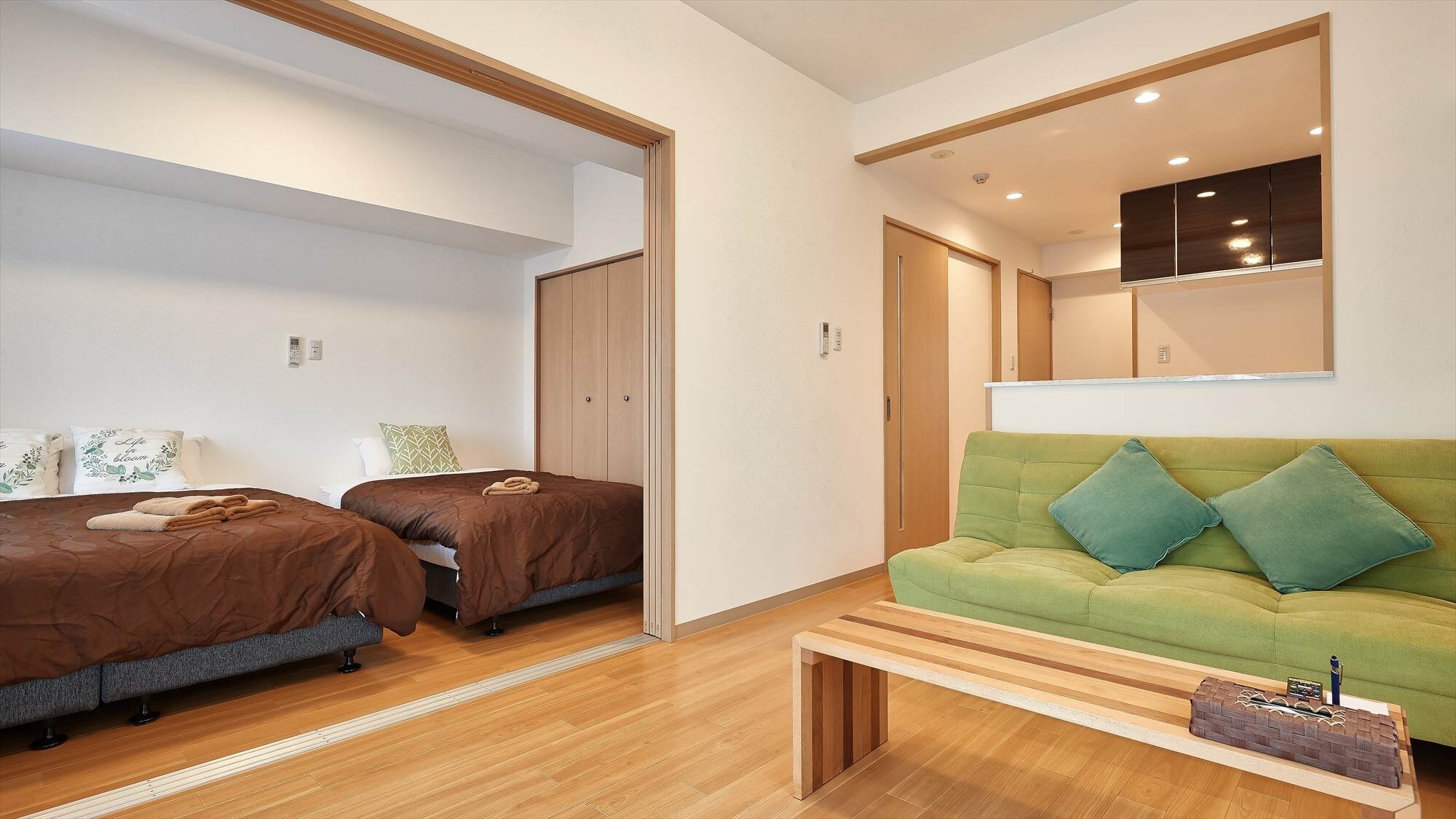 ห้องนอนสามเตียงแบบคอมฟอร์ท (ตัวอย่าง)