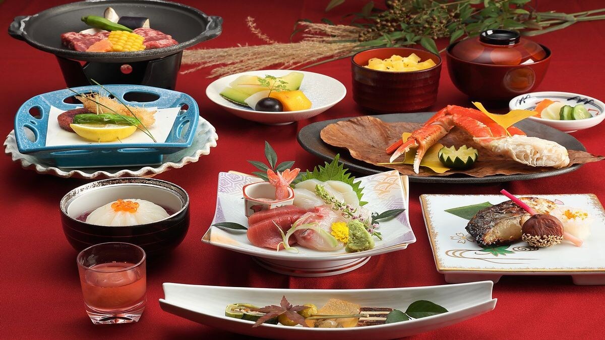 An example of kaiseki cuisine