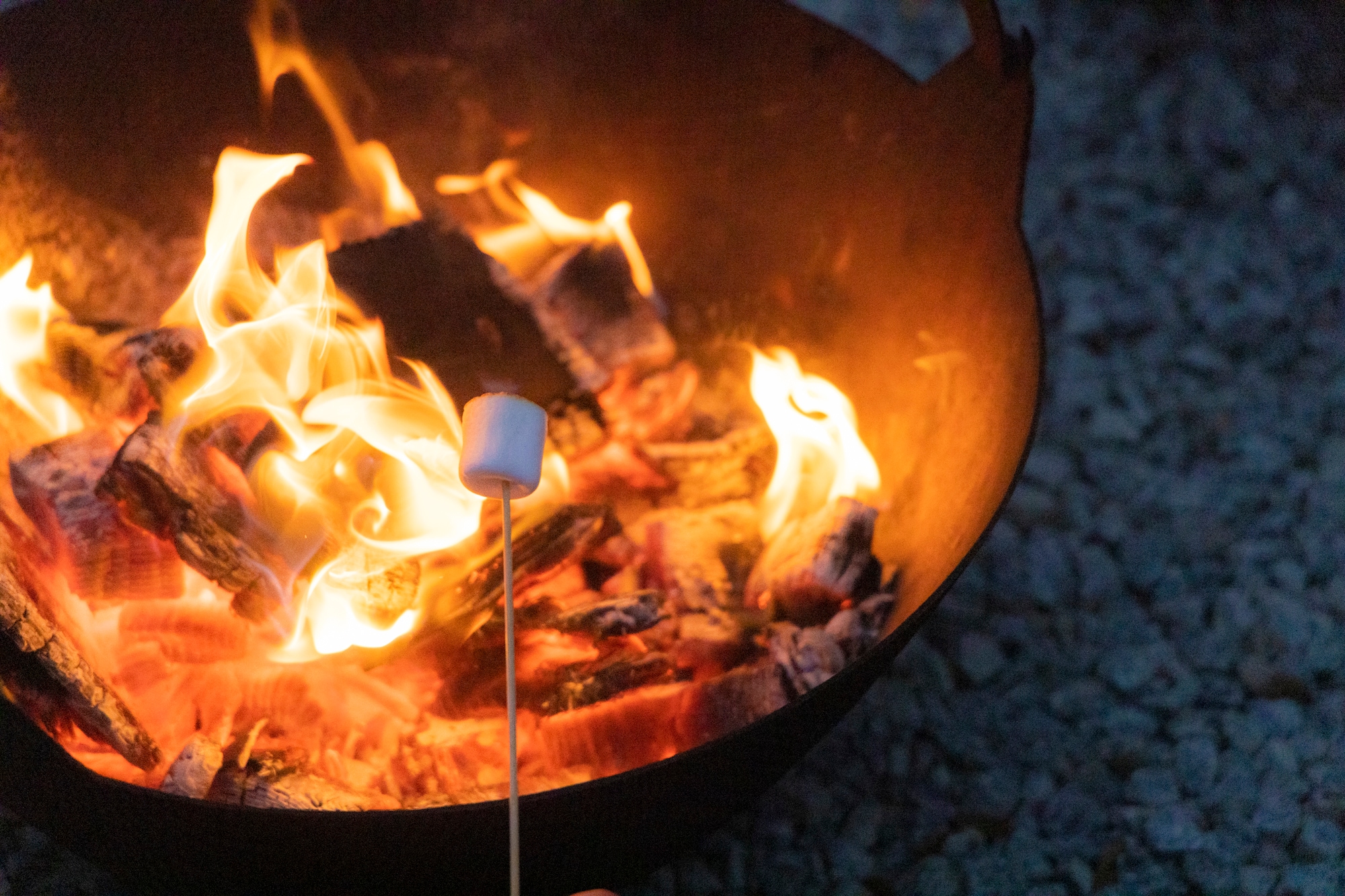Marshmallows by the bonfire