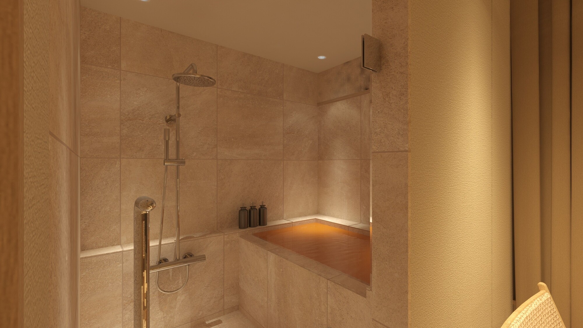 Renovated in August 2025! [With indoor golden spring bath] Japanese-Western style room *Image