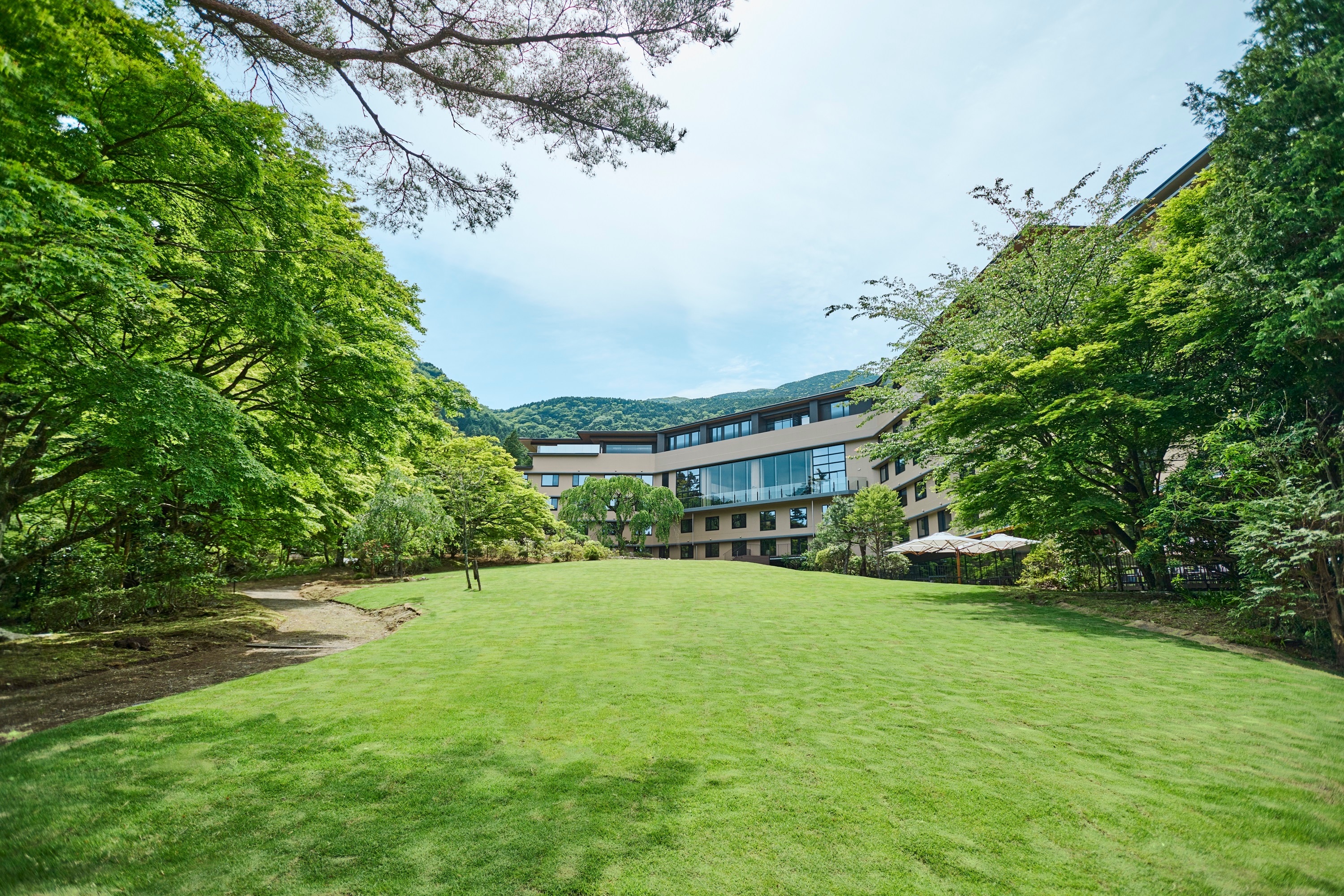 Exterior courtyard
