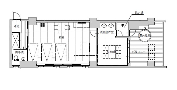 Large DX suite floor plan