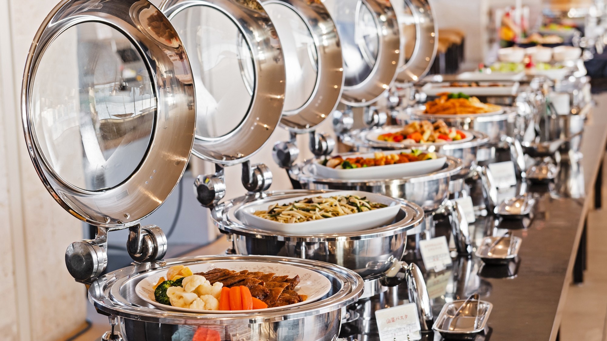 Breakfast buffet example