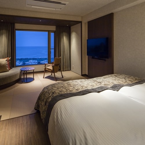 [Guest room] An example of a sea view twin