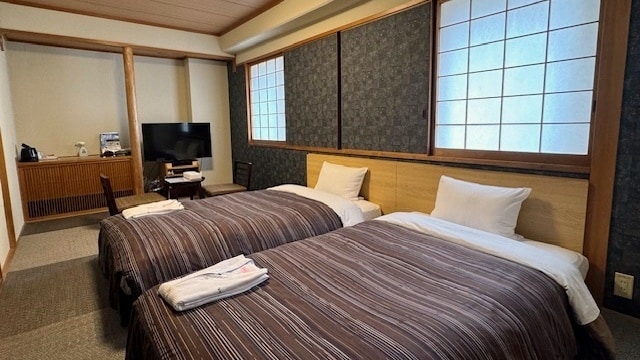 ◇Non-smoking Japanese modern twin room◇ (25 square meters, bed width 110 cm)
