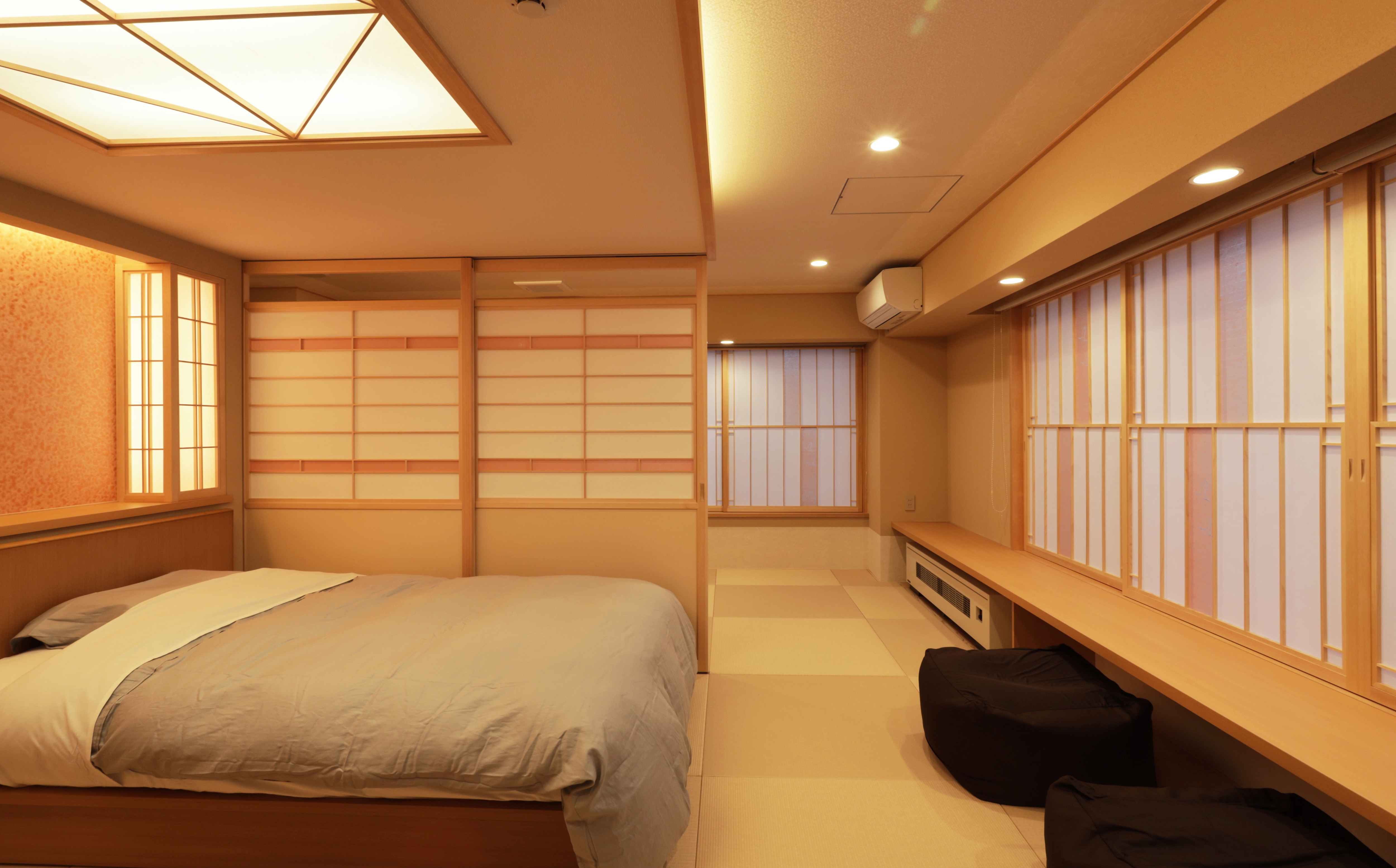[Renovated in 2024] New Japanese style semi-double twin bed 40㎡ Non-smoking 5th floor or higher