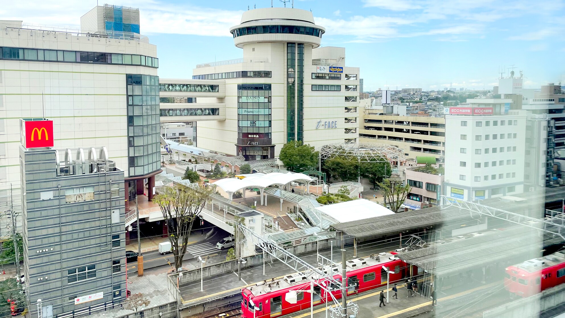 View from the Hollywood Twin Room (top floor)