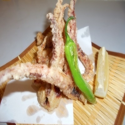 Makan malam: Kaki cumi-cumi