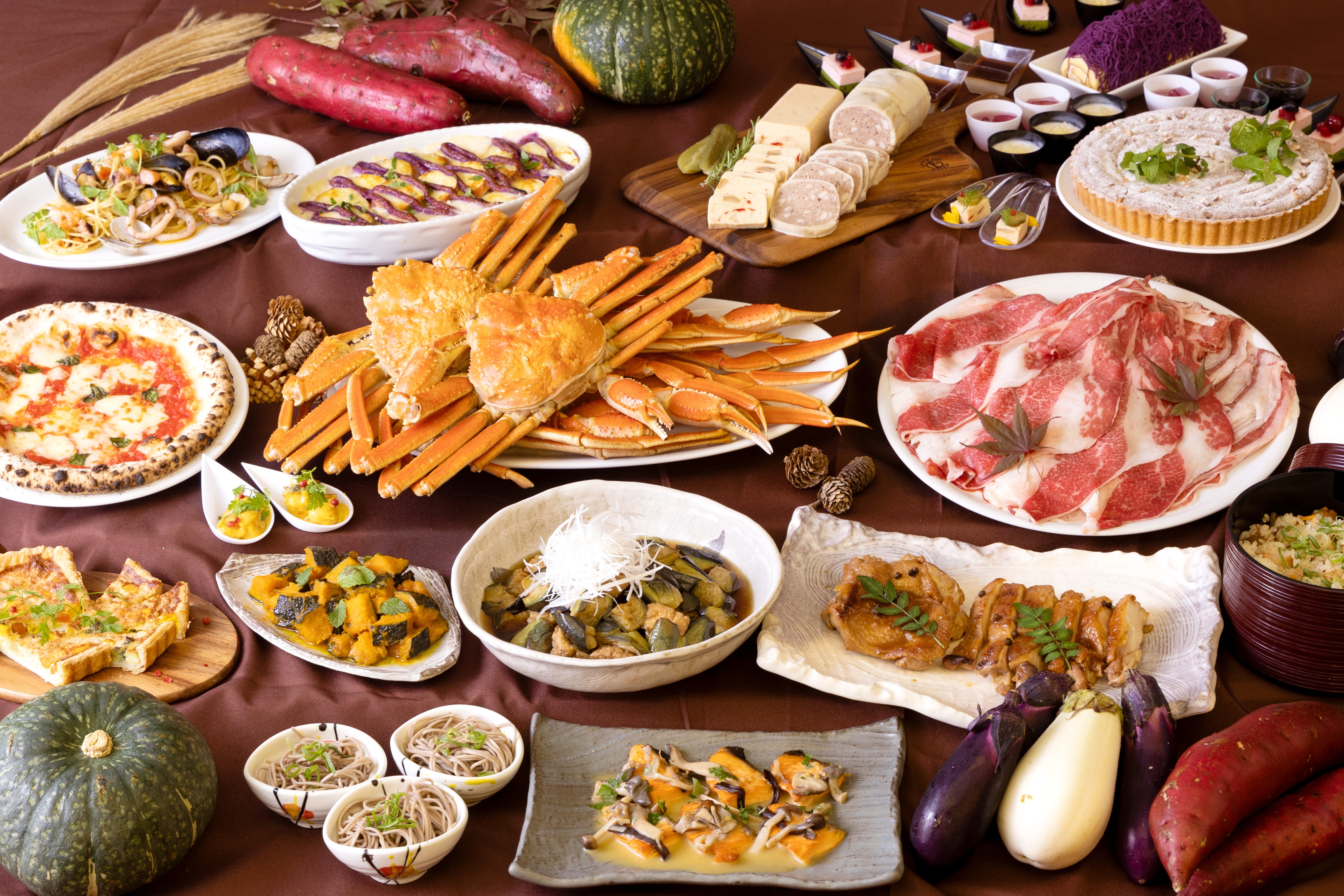 효고 오코쿠의 저녁 뷔페 (가을)