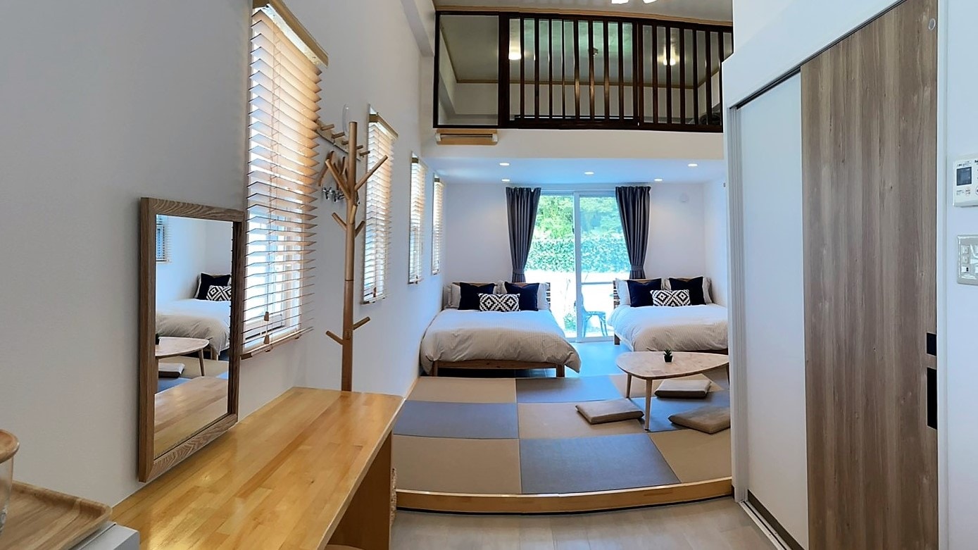 Guest room: Building A / 30 square meters, accommodating up to 6 people <Example>