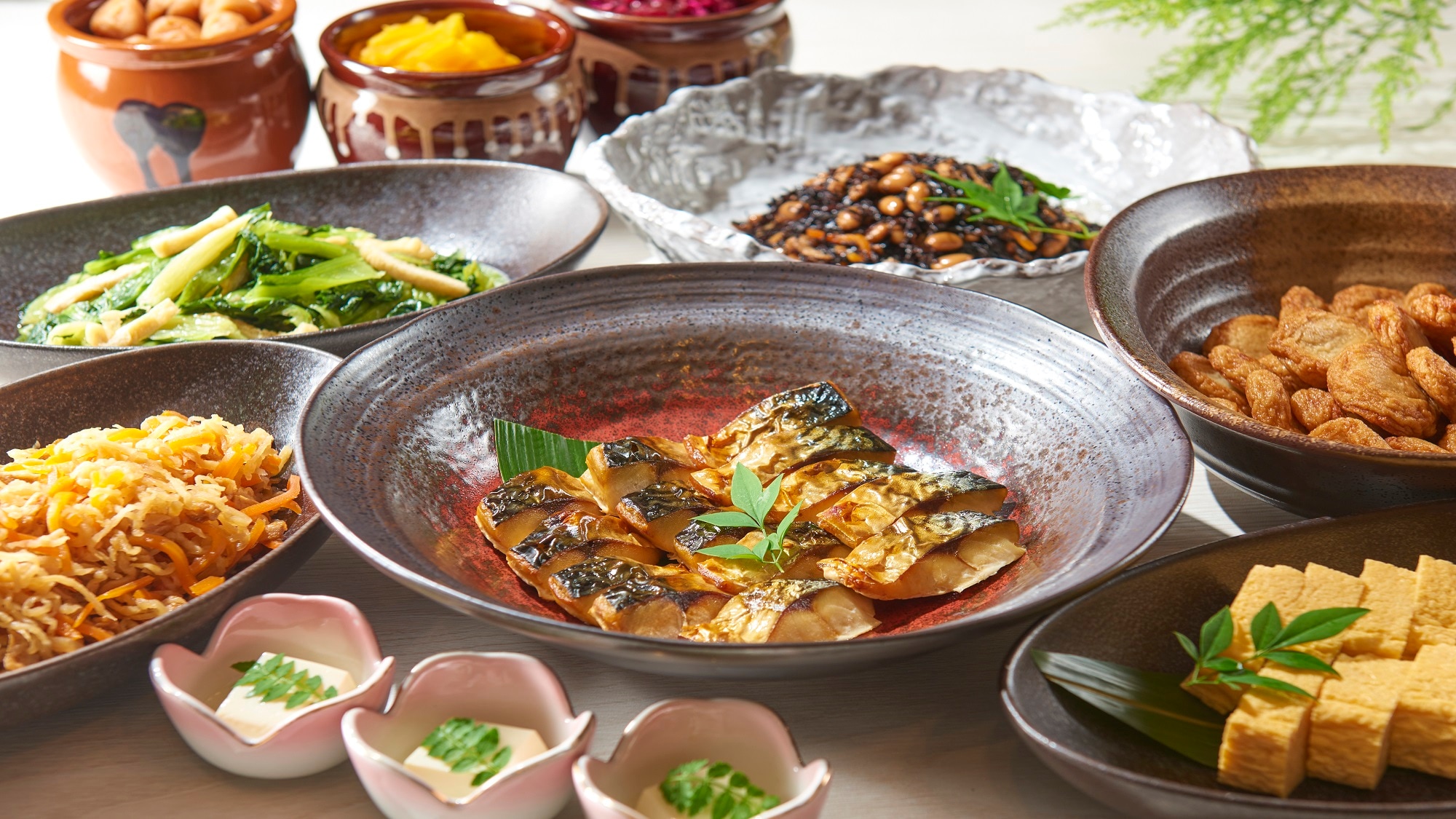 Carefully selected Japanese side dishes