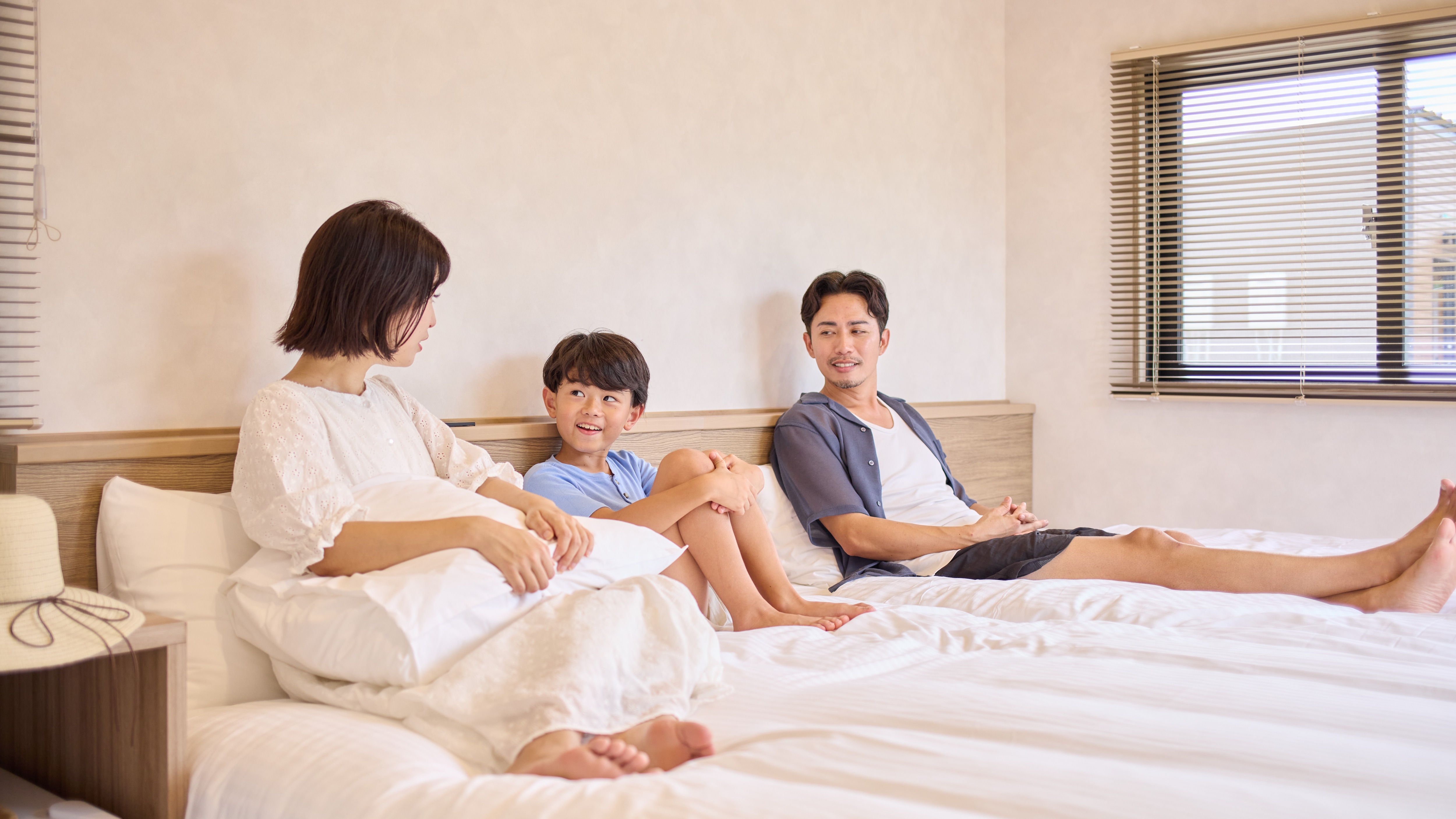 雙床房（雙人床 x 2）17.03 平方公尺 + 戶外客廳