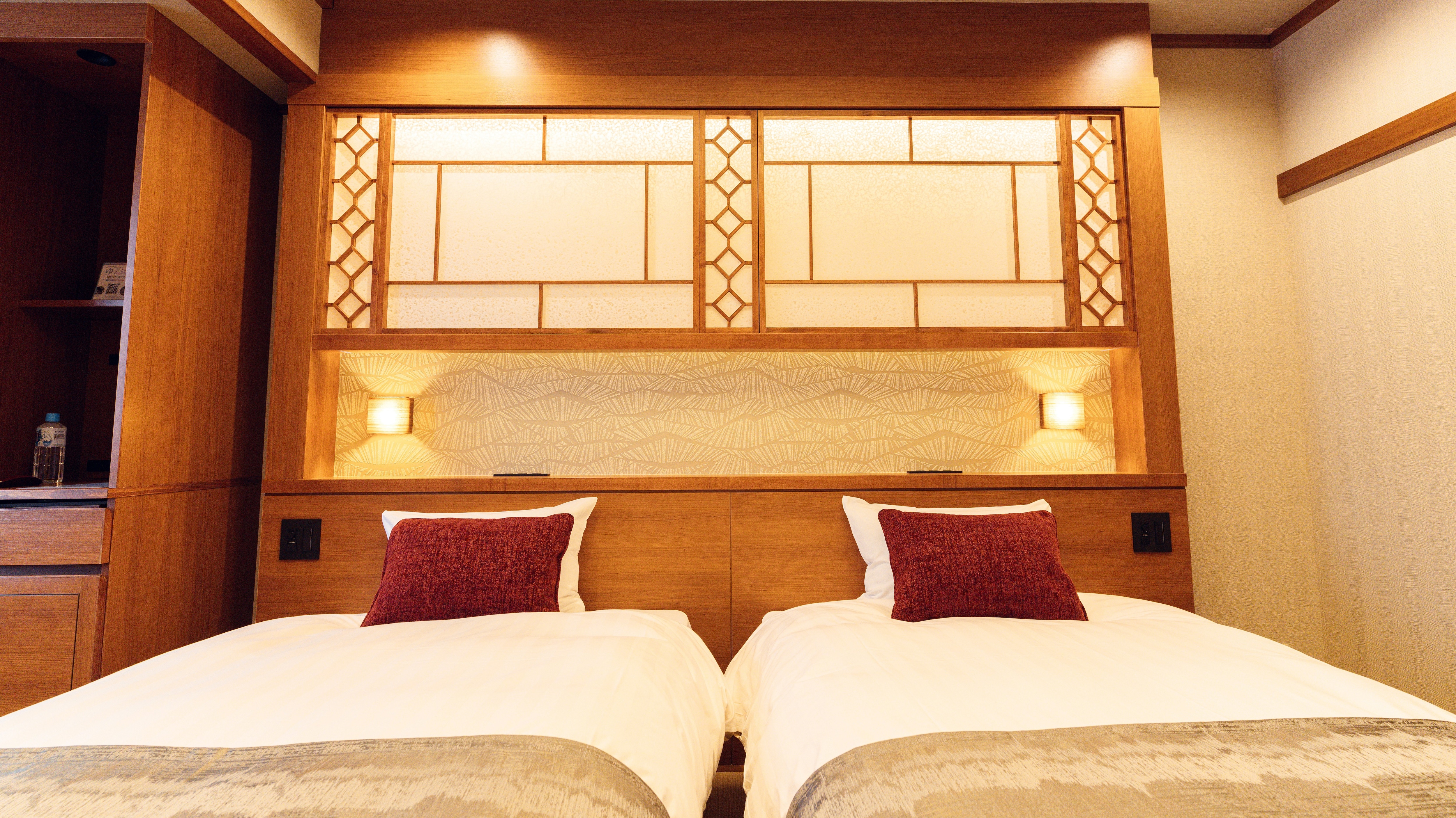 Modern Japanese style twin room