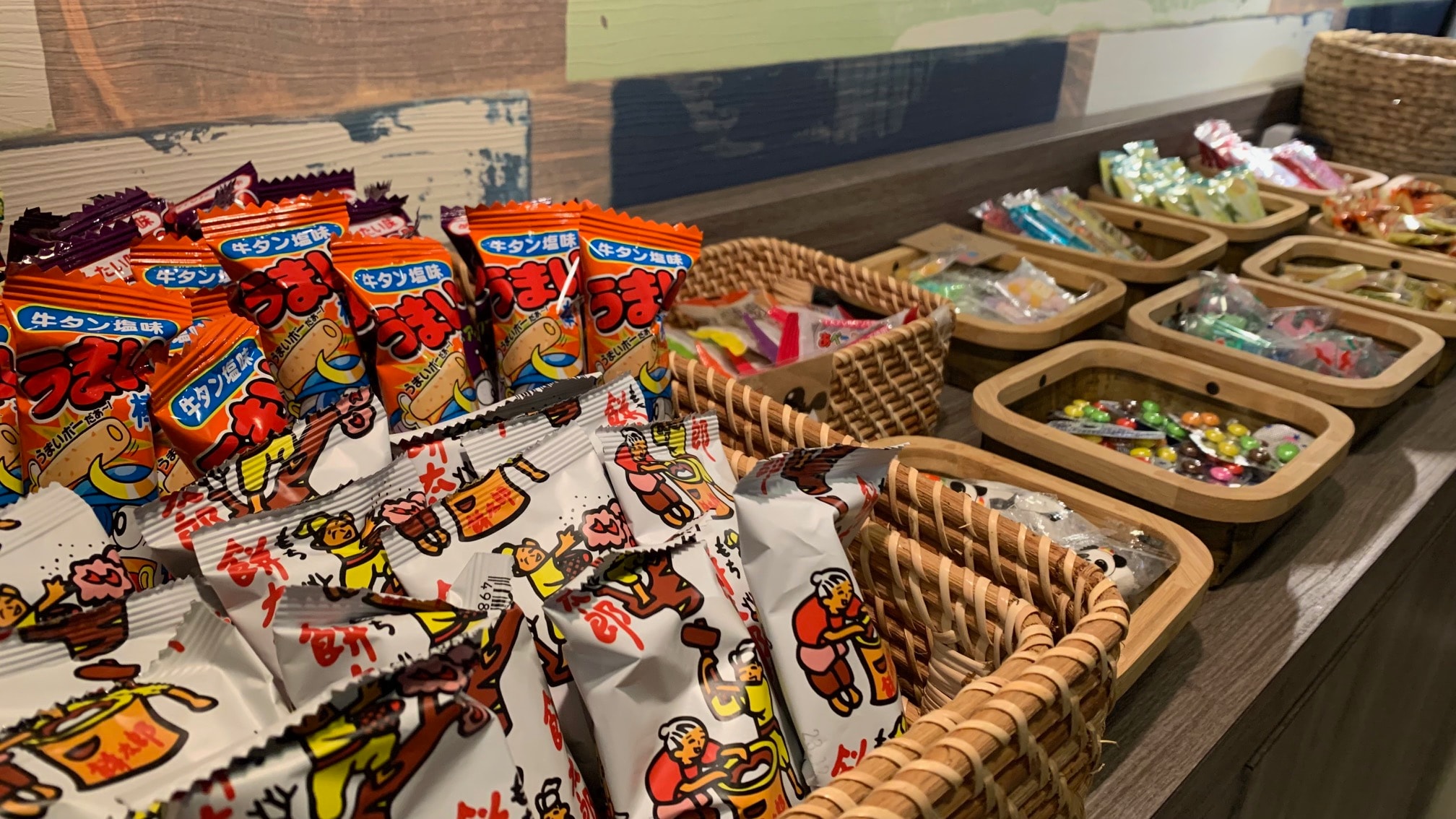 Main building: candy bar