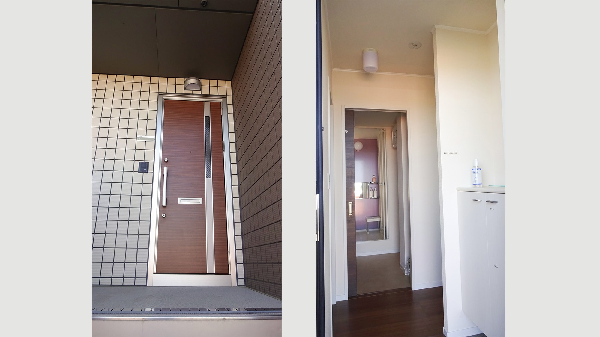 Apartment cottage entrance, hallway