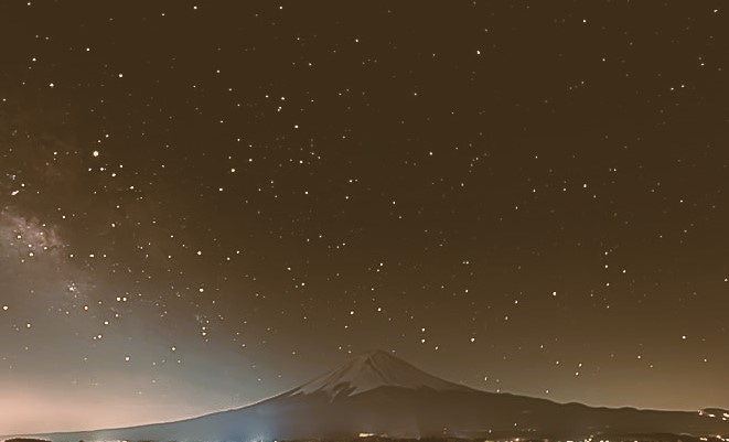 星空和富士