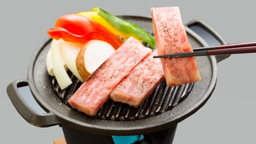 Plan with Yamagata beef steak