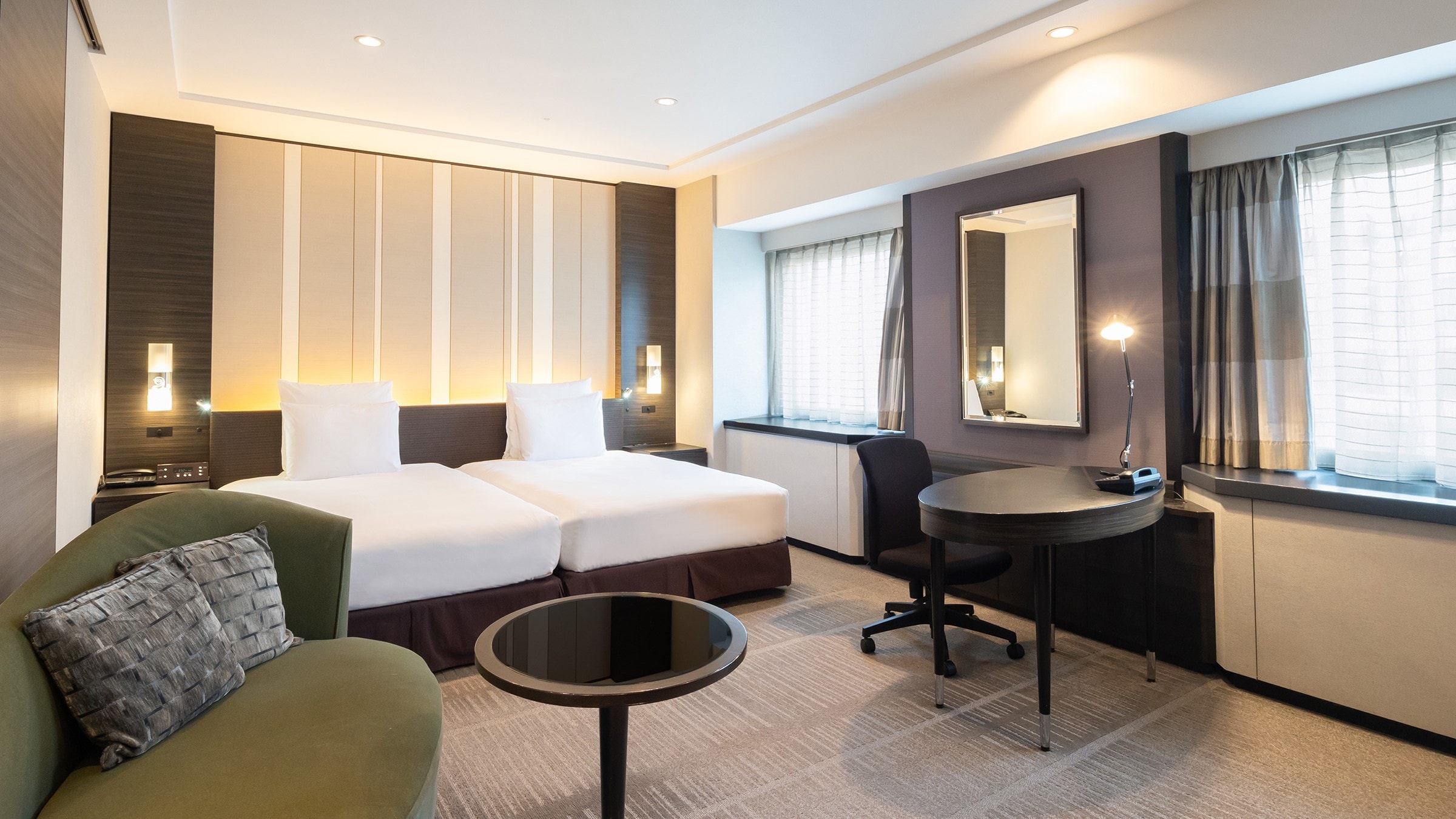 俱乐部双床房（36 平方米/床宽 120 厘米 x 2）