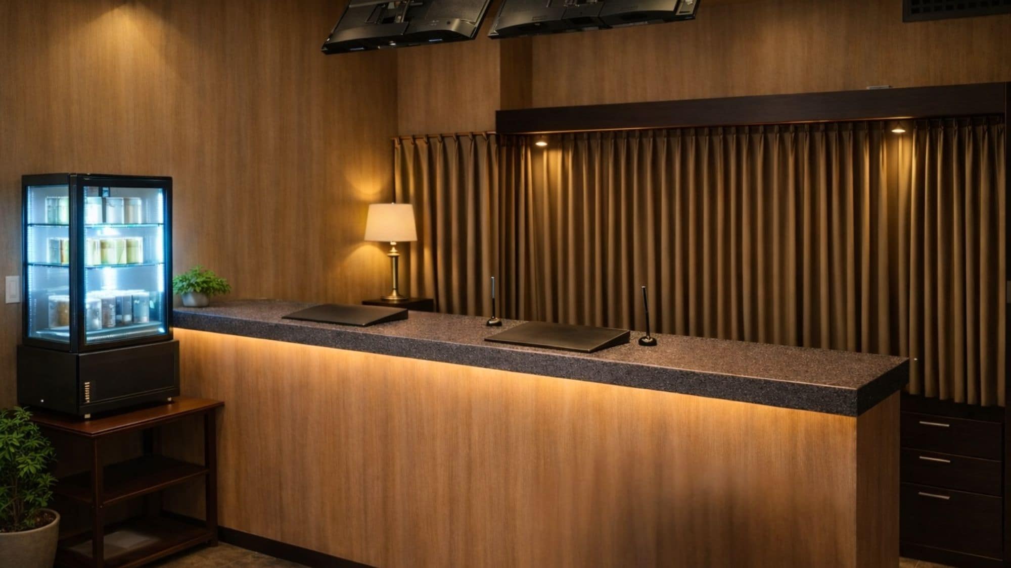 A safe and secure front counter
