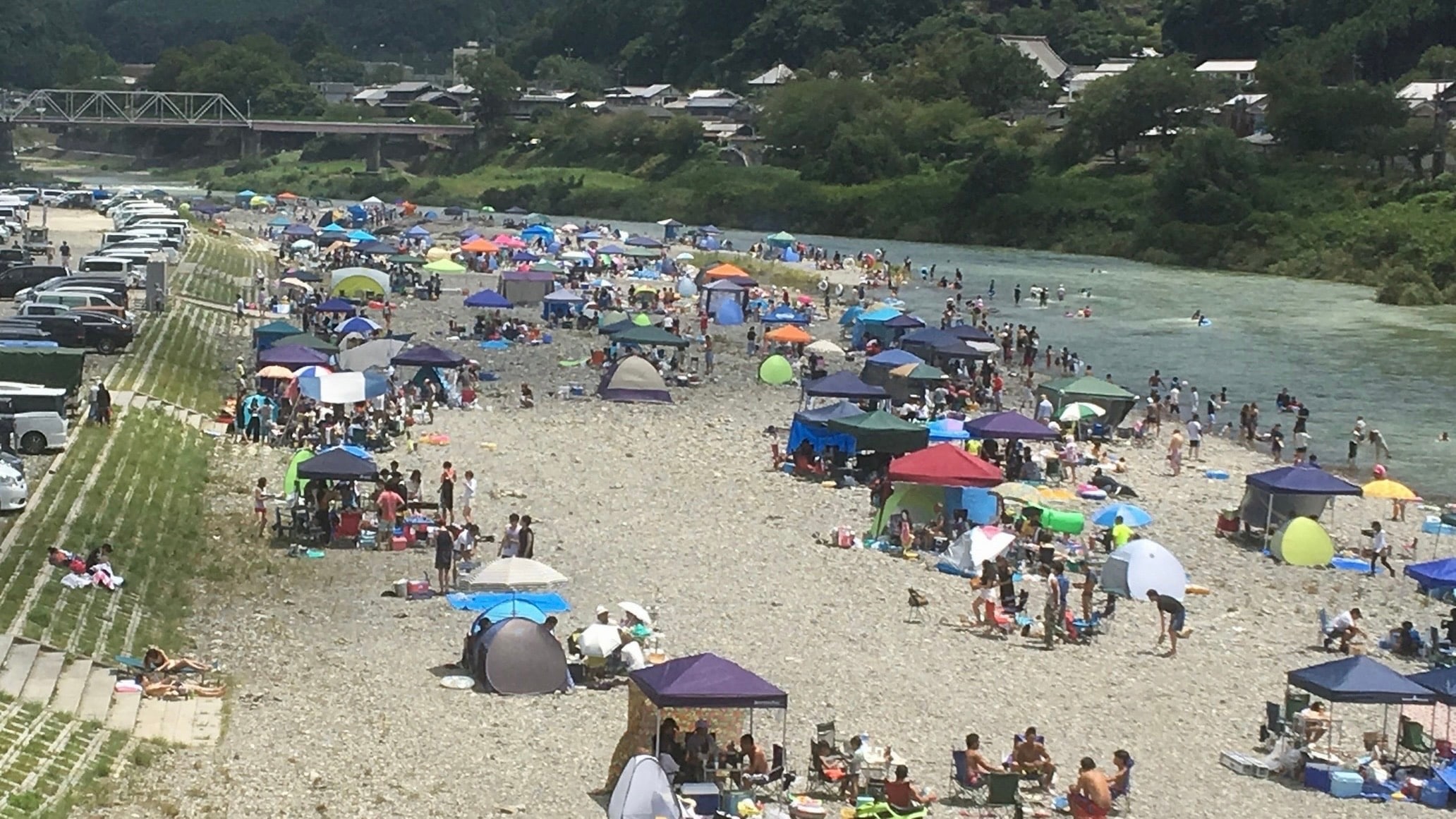 <Summer> Summer in the Yoshino River! Play in the water!