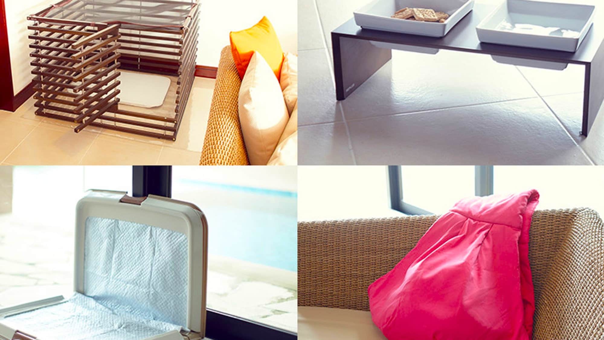 [<Dog Room> Pool Villa Lagoon Suite (designated 1F)] Dog fence, foldable toilet, etc. available