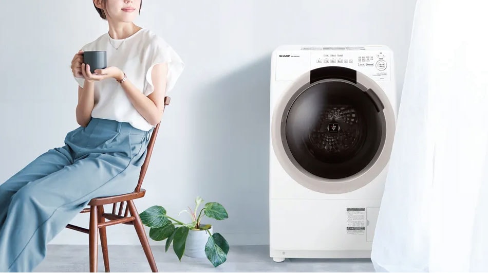 Máy giặt và máy sấy kiểu lồng quay