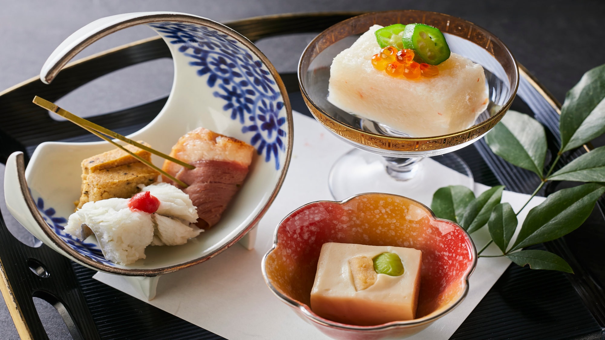 [Menu Kaiseki Spesial / Kagayaki] Musim Panas (Juni-Agustus 2026) Piring Makanan Pembuka