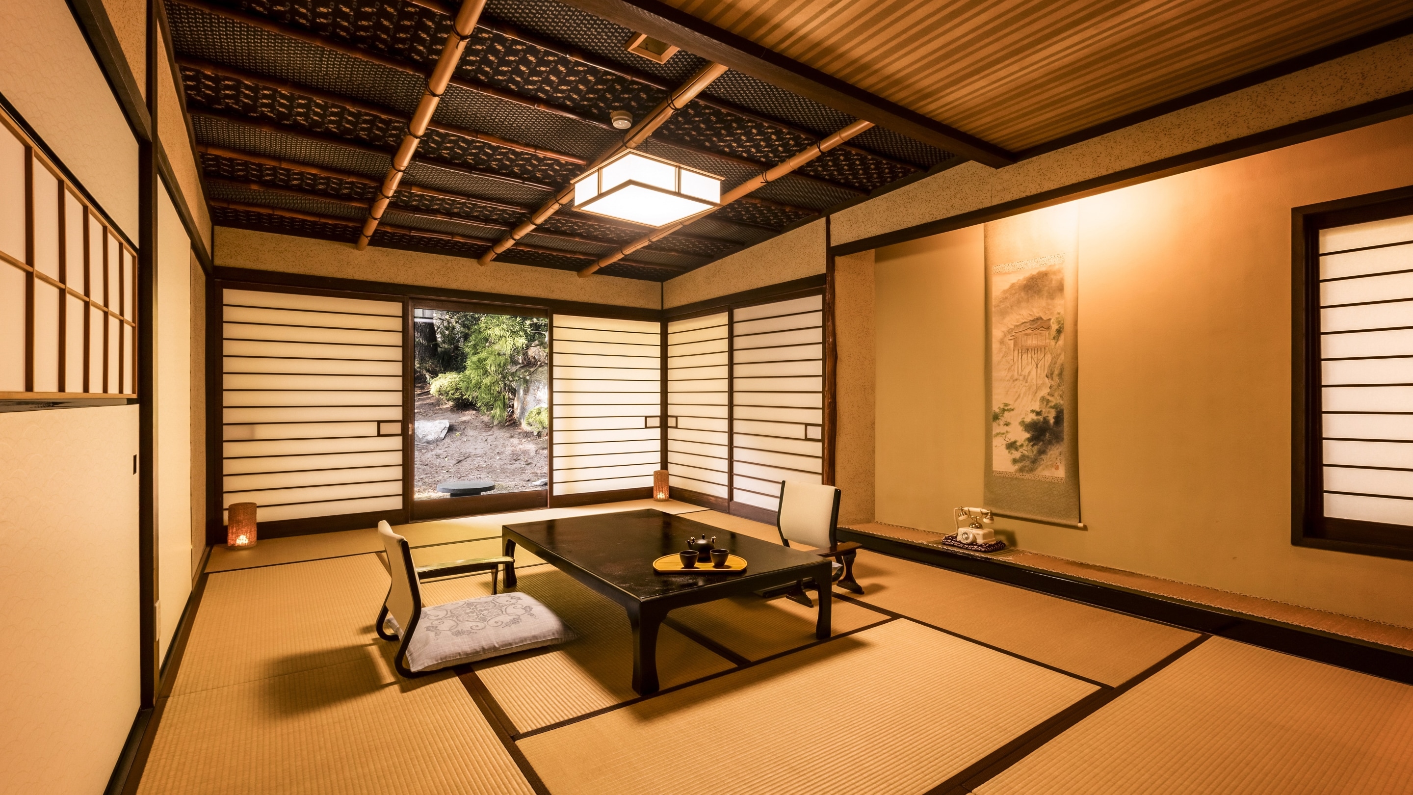 套房「Kaho」附露天浴池（木造建築，花園景觀）