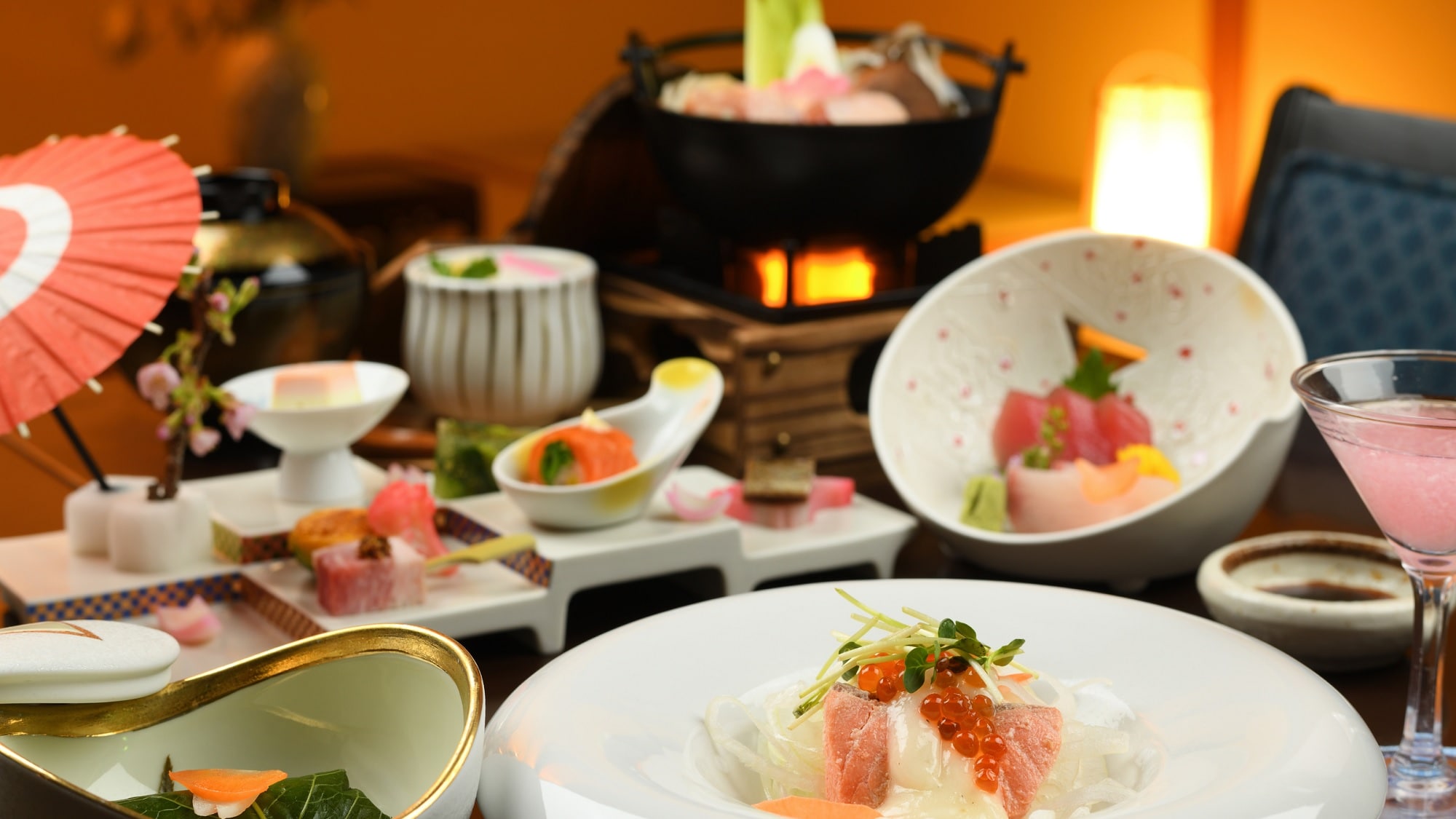 [An example of a chef's special kaiseki meal] Enjoy a higher-grade kaiseki meal