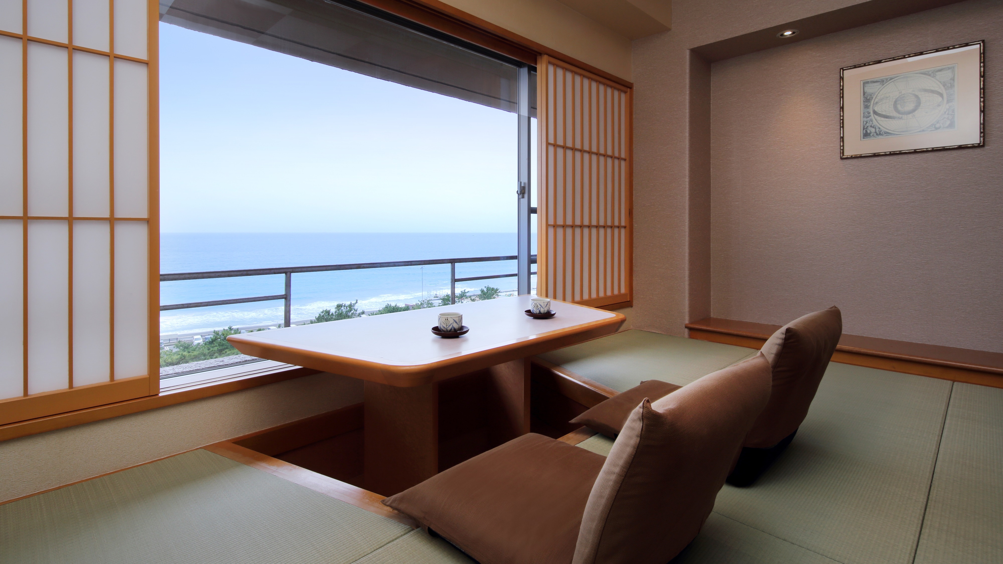 Kamar desain (Dua tempat tidur + salon kotatsu + kamar mandi dalam)
