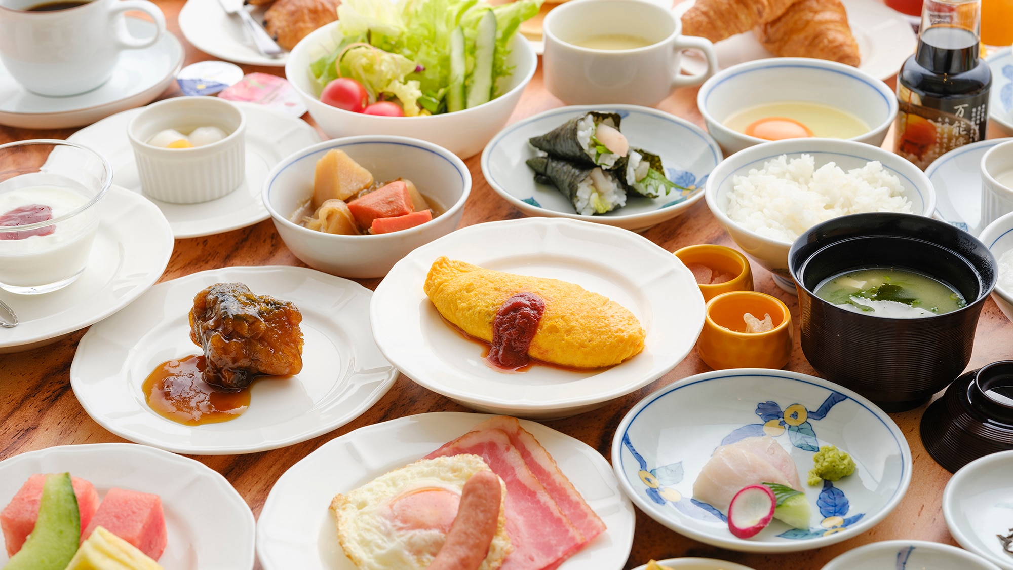 日式、西式自助早餐