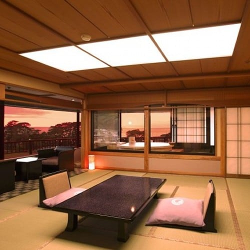 [Guest room] Guest room with open-air bath "Fuji no Ma"