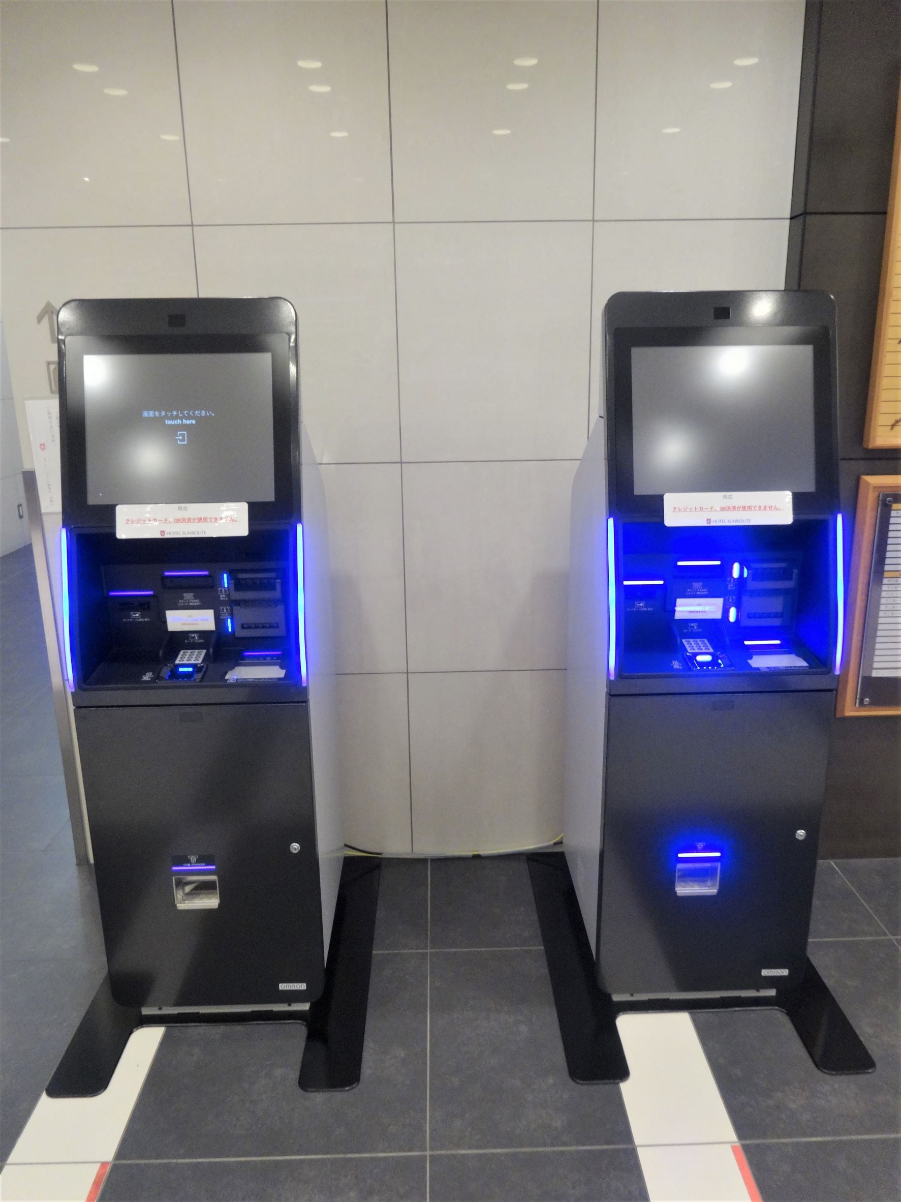 Newly introduced automatic check-in machine