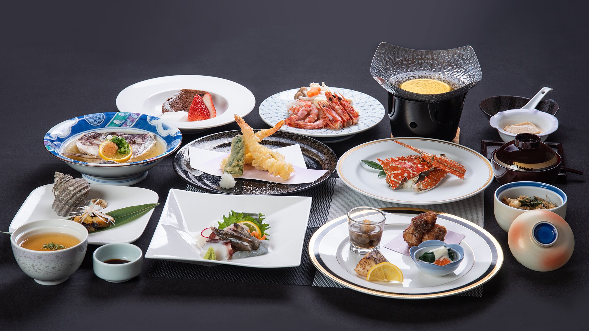 * [Supper example] <Standard Kaiseki> Enjoy a meal full of seafood.