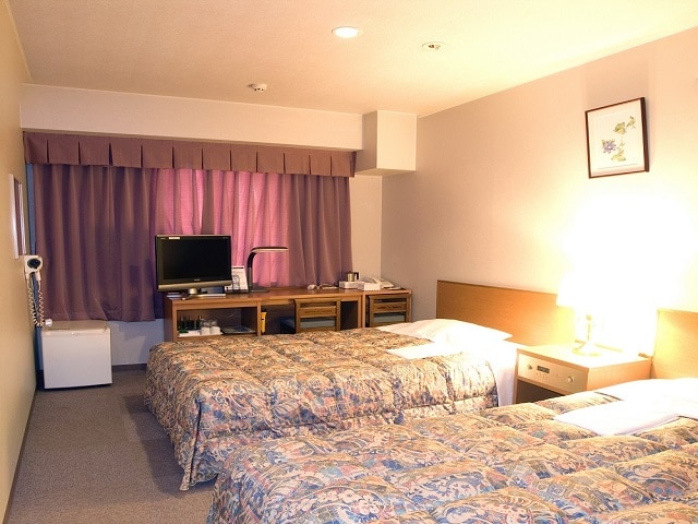 Twin room: 2 semi-double beds installed. <<You can easily sleep with your children♪ Co-sleeping is free/except for single use>>