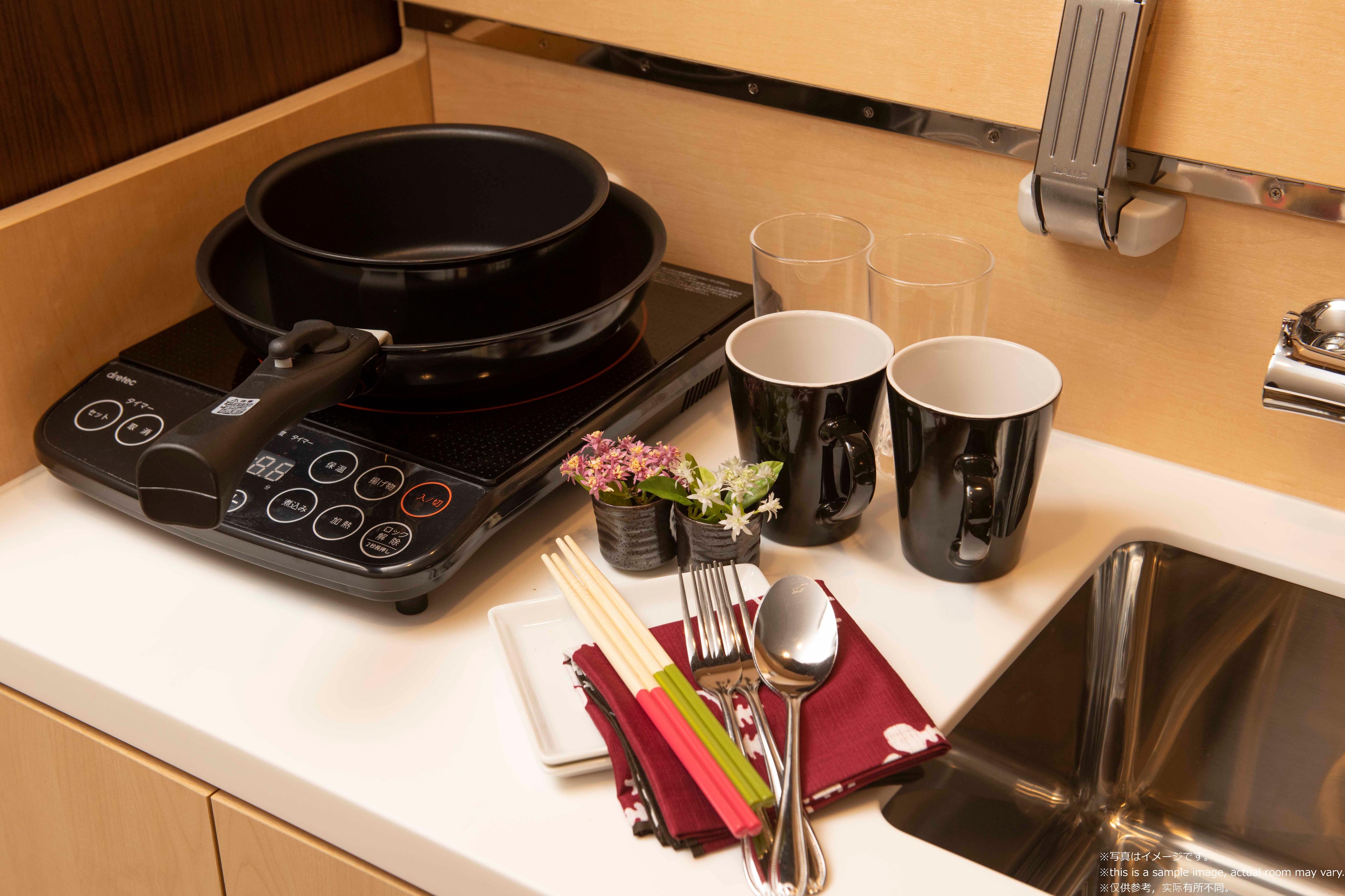 All rooms have a kitchenette